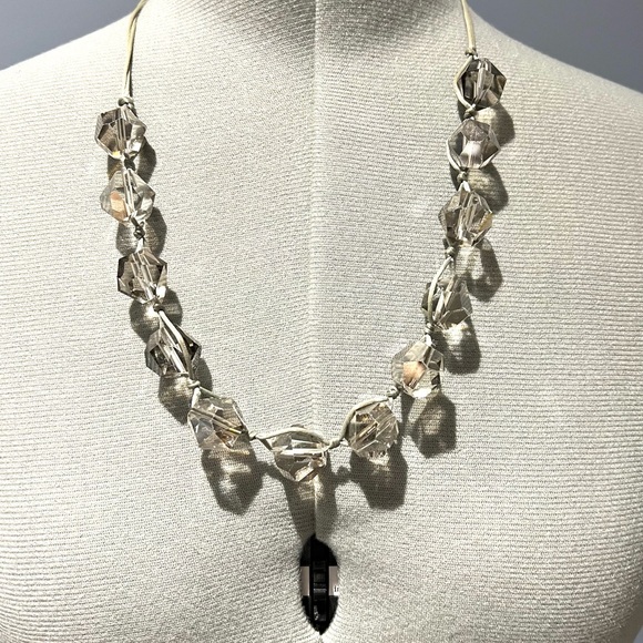 Silver Tone Jewelry Lot — Necklaces, Bracelets, Earrings, Brooches Set - Picture 16 of 16